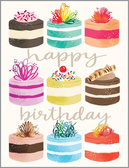 Gina B Birthday Card — Little Cakes