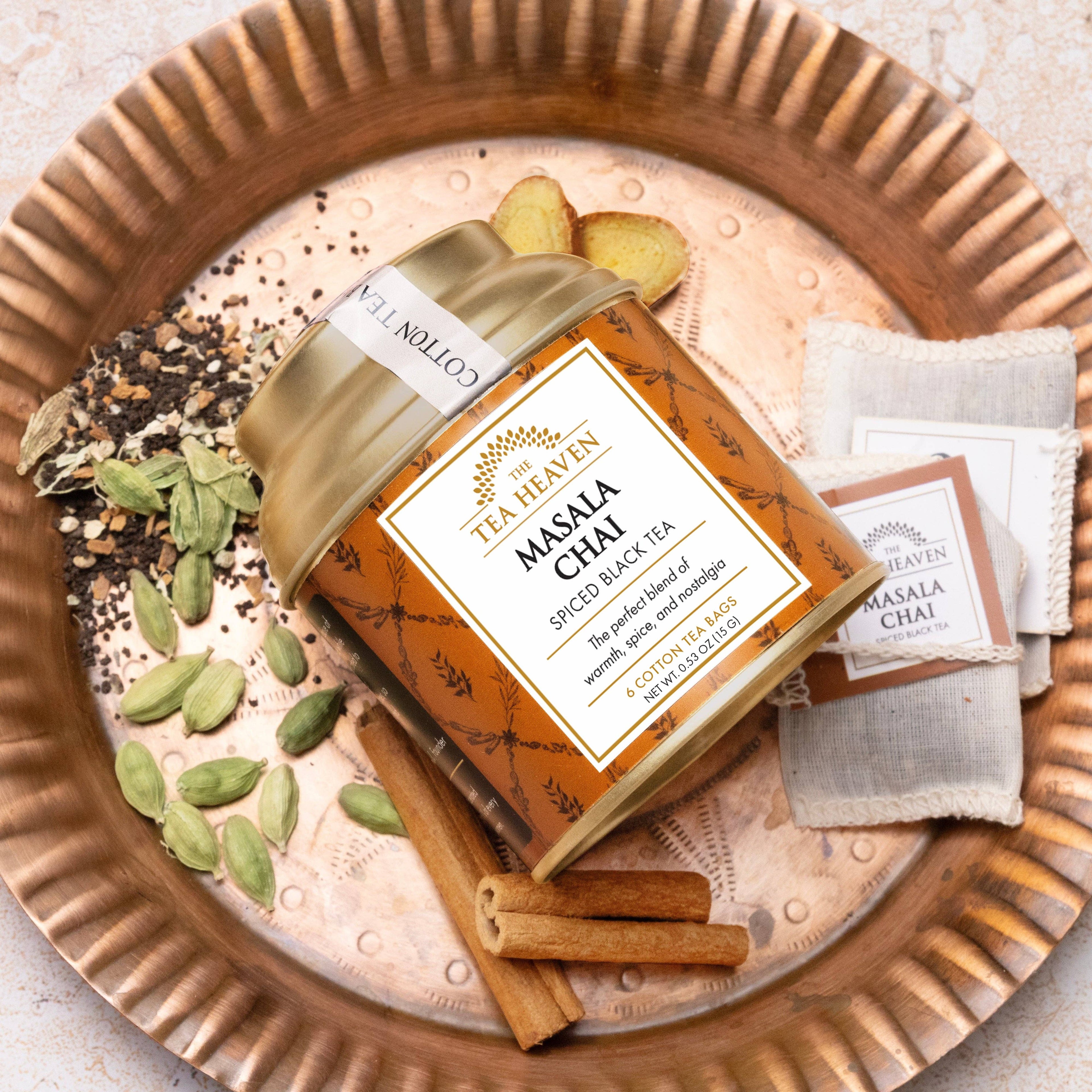 The Tea Heaven Masala Chai Mini Tea Canister