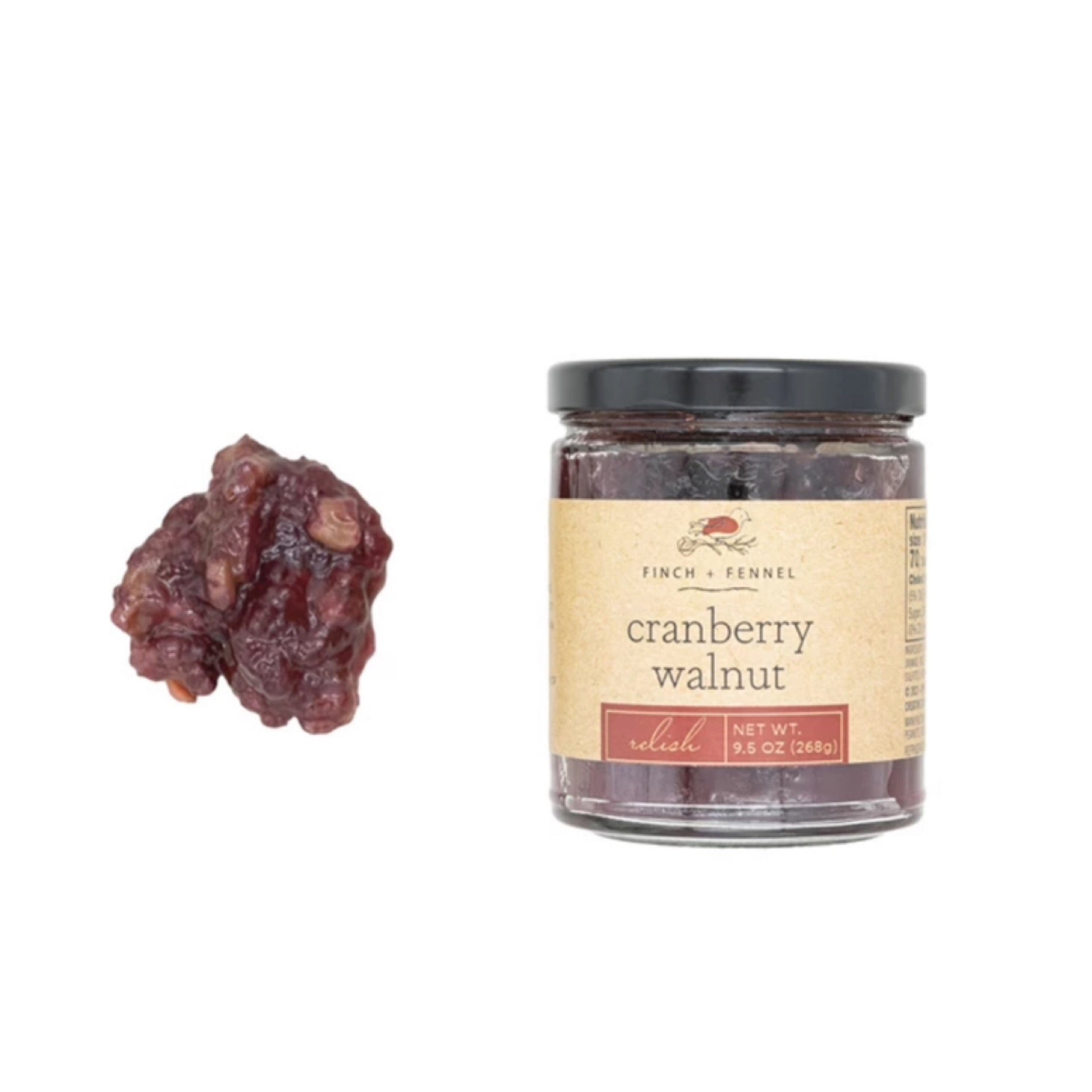 Finch + Fennel Cranberry Walnut Relish