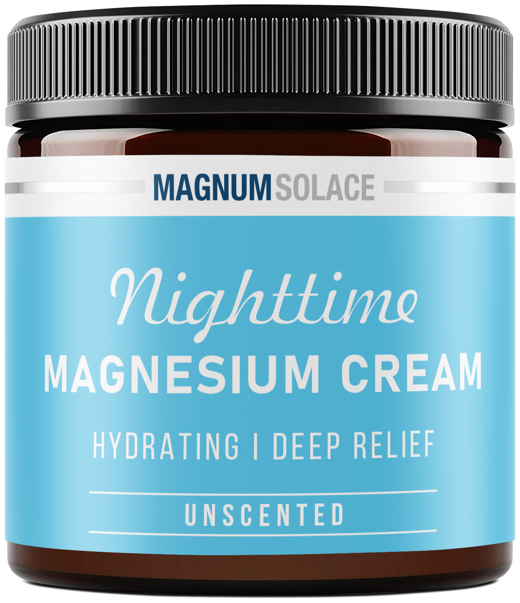 Magnum Solace Nighttime Magnesium Cream, Soothing Body Moisturizer