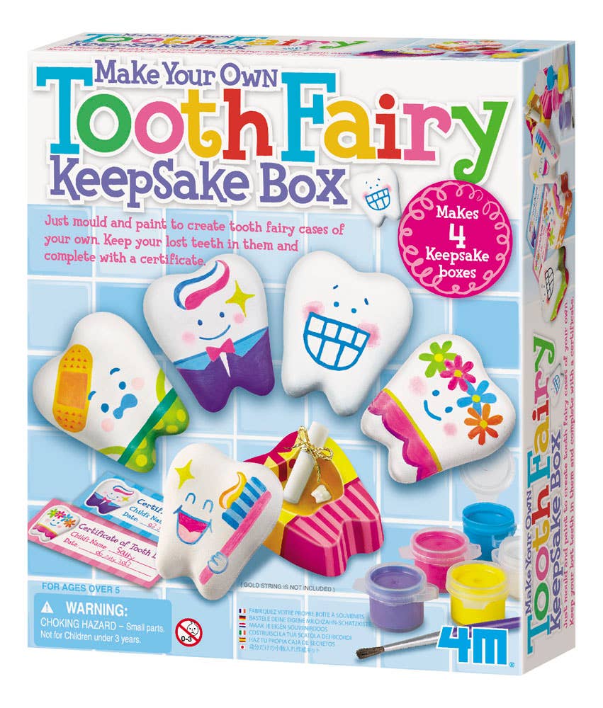 Toysmith 4M Make Your Own Tooth Fairy Keepsake Box