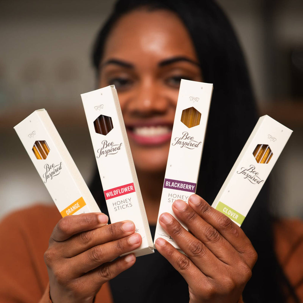 Pure Raw Honey Sticks Gift Box