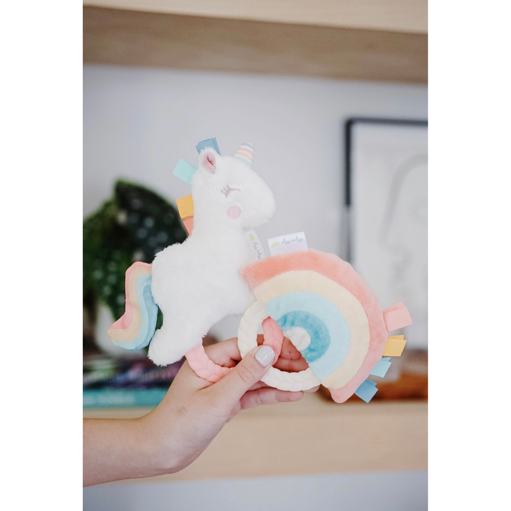 Itzy Ritzy Plush Rattle Pal with Teether