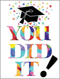 Gina B Graduation Card — You Did It!