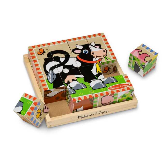 Melissa & Doug First Play Farm Activity Cube