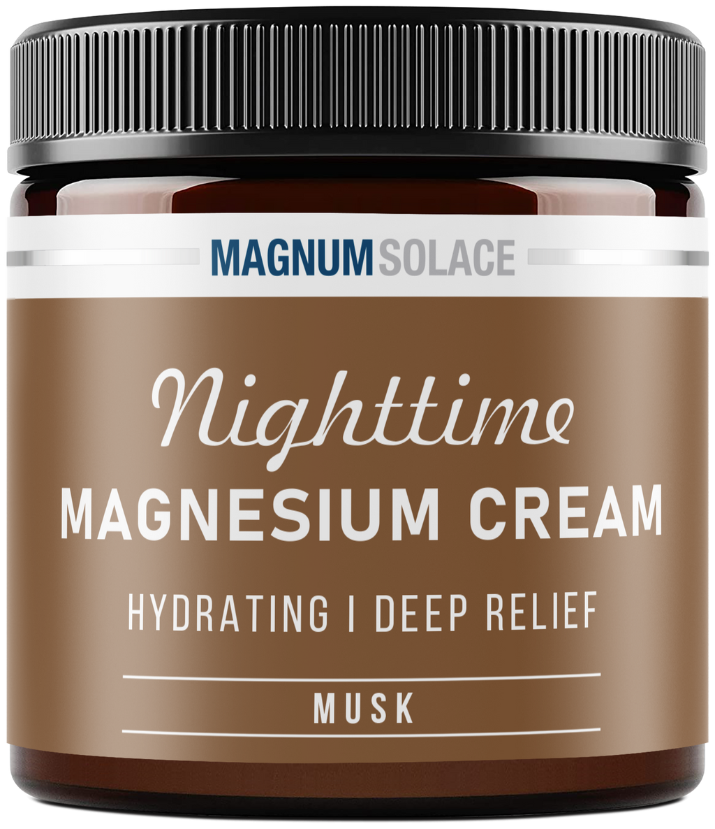 Magnum Solace Nighttime Magnesium Cream, Soothing Body Moisturizer