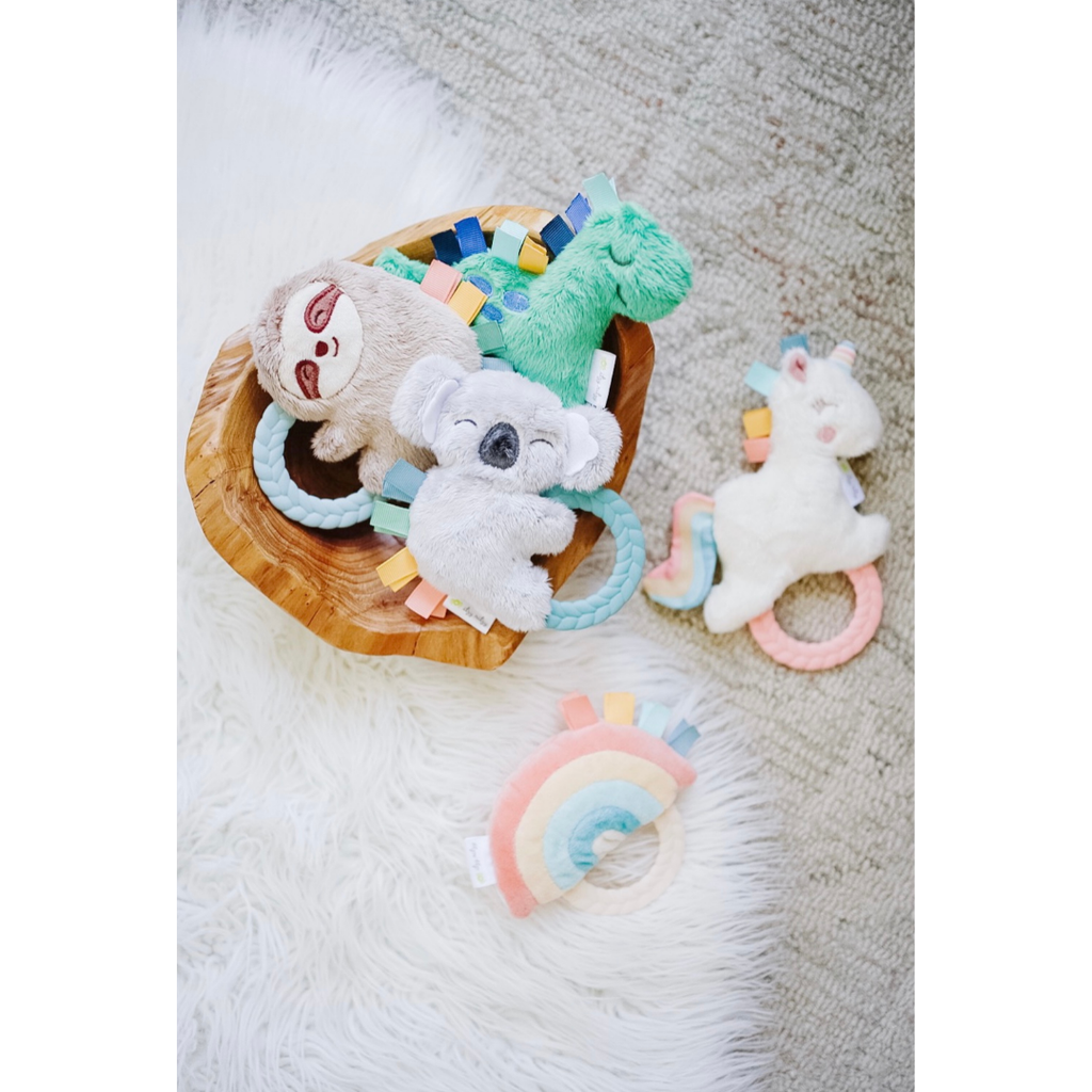 Itzy Ritzy Plush Rattle Pal with Teether