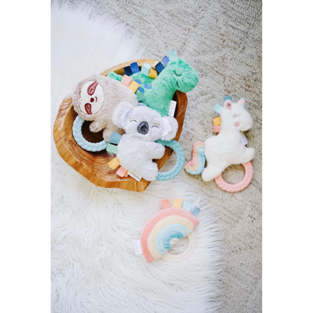 Itzy Ritzy Plush Rattle Pal with Teether