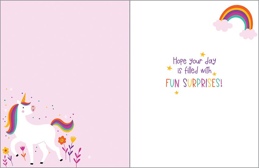 Gina B Birthday Card — Magical Unicorn