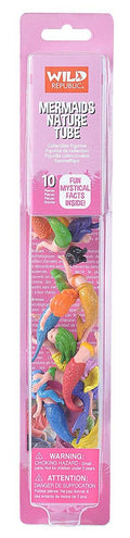 Wild Republic Nature Tube Mermaid Figure Set — 13 Pieces