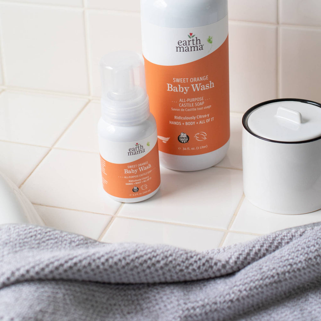 Earth Mama Sweet Orange Baby Wash