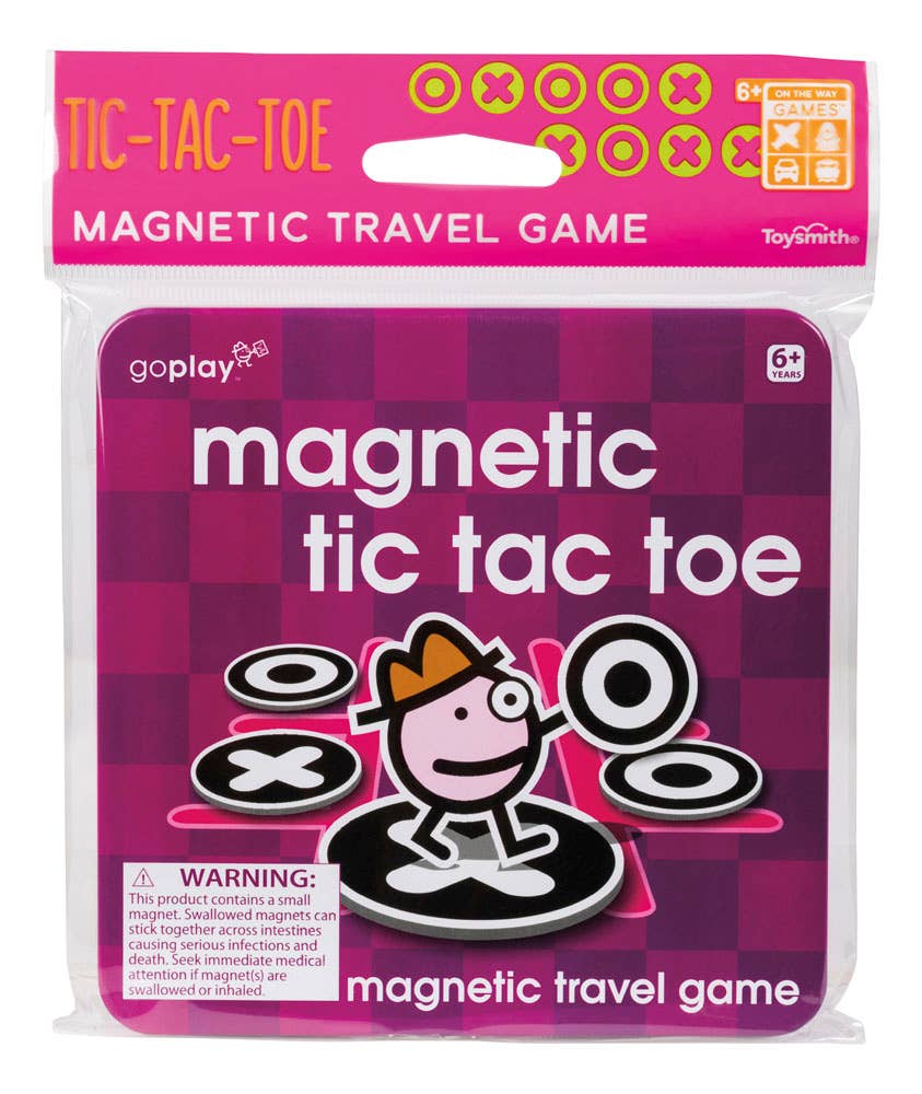 Toysmith Goplay Magnetic Tic Tac Toe