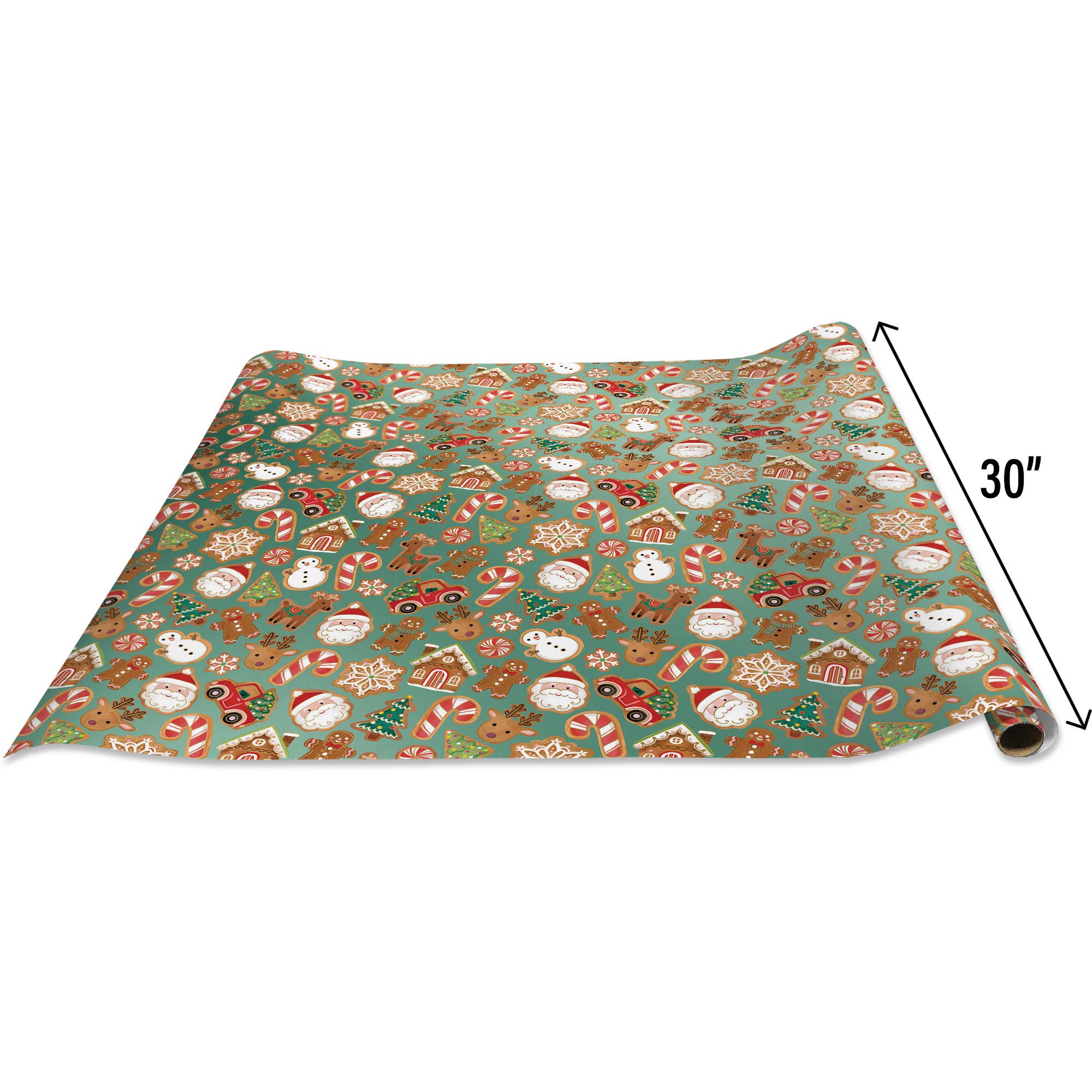 Jillson & Roberts Christmas Cookies Jumbo Wrapping Paper