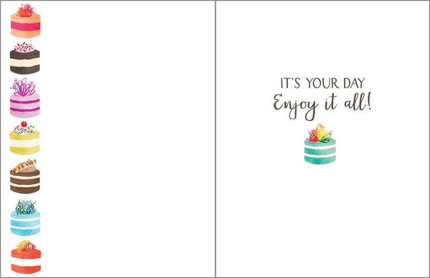 Gina B Birthday Card — Little Cakes