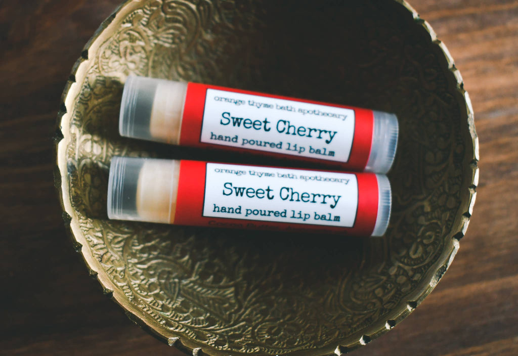 Orange Thyme Sweet Cherry Lip Balm
