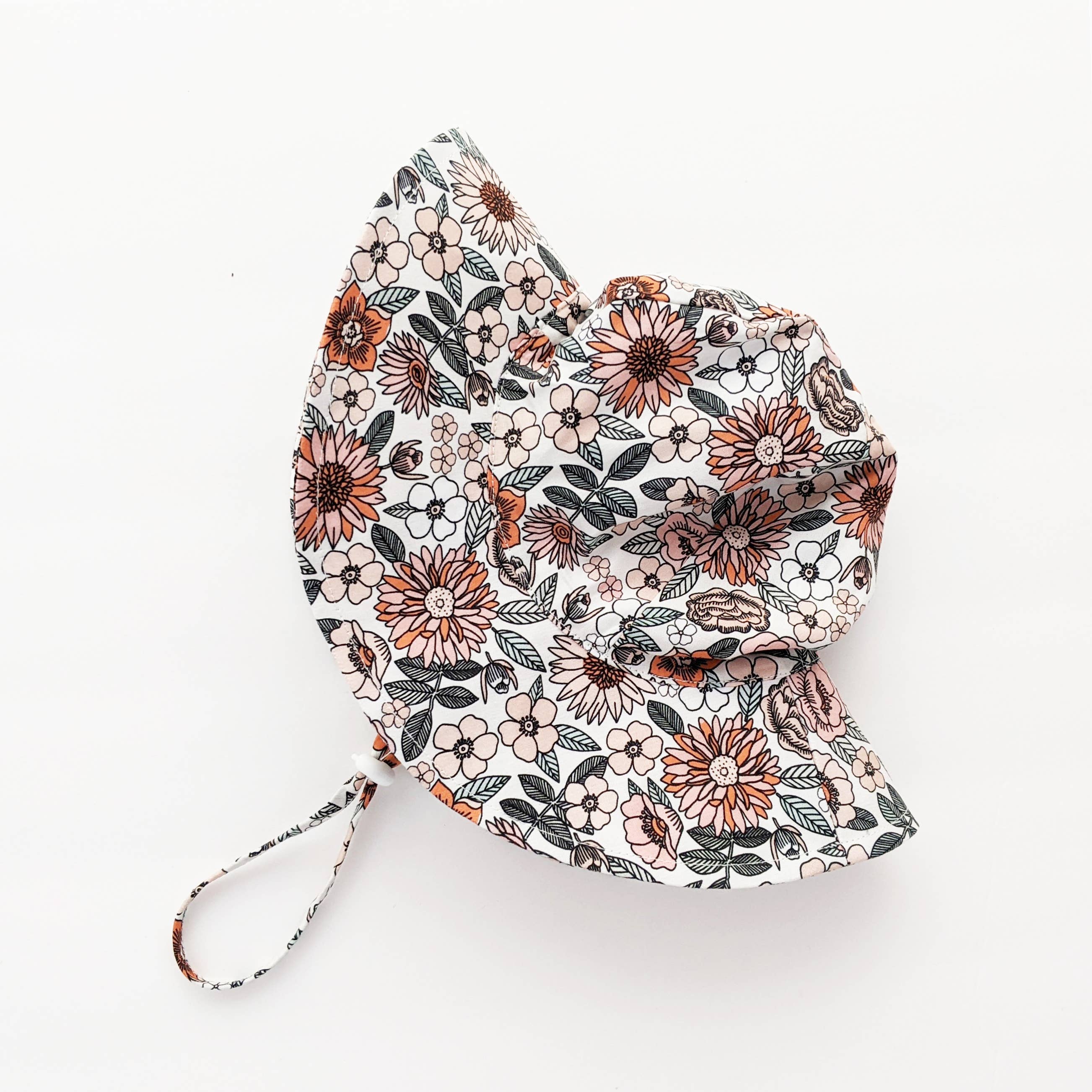 Huggalugs Vintage Flora Sun Hat — UPF 50+