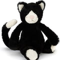 Jellycat Bashful Kitten Black & White -