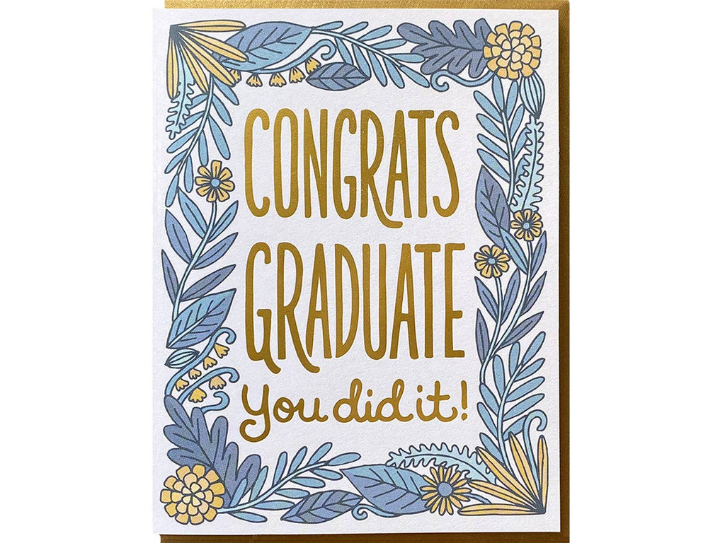 Noteworthy Paper & Press Congrats Graduate Floral Greeting Card