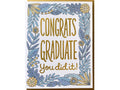 Noteworthy Paper & Press Congrats Graduate Floral Greeting Card