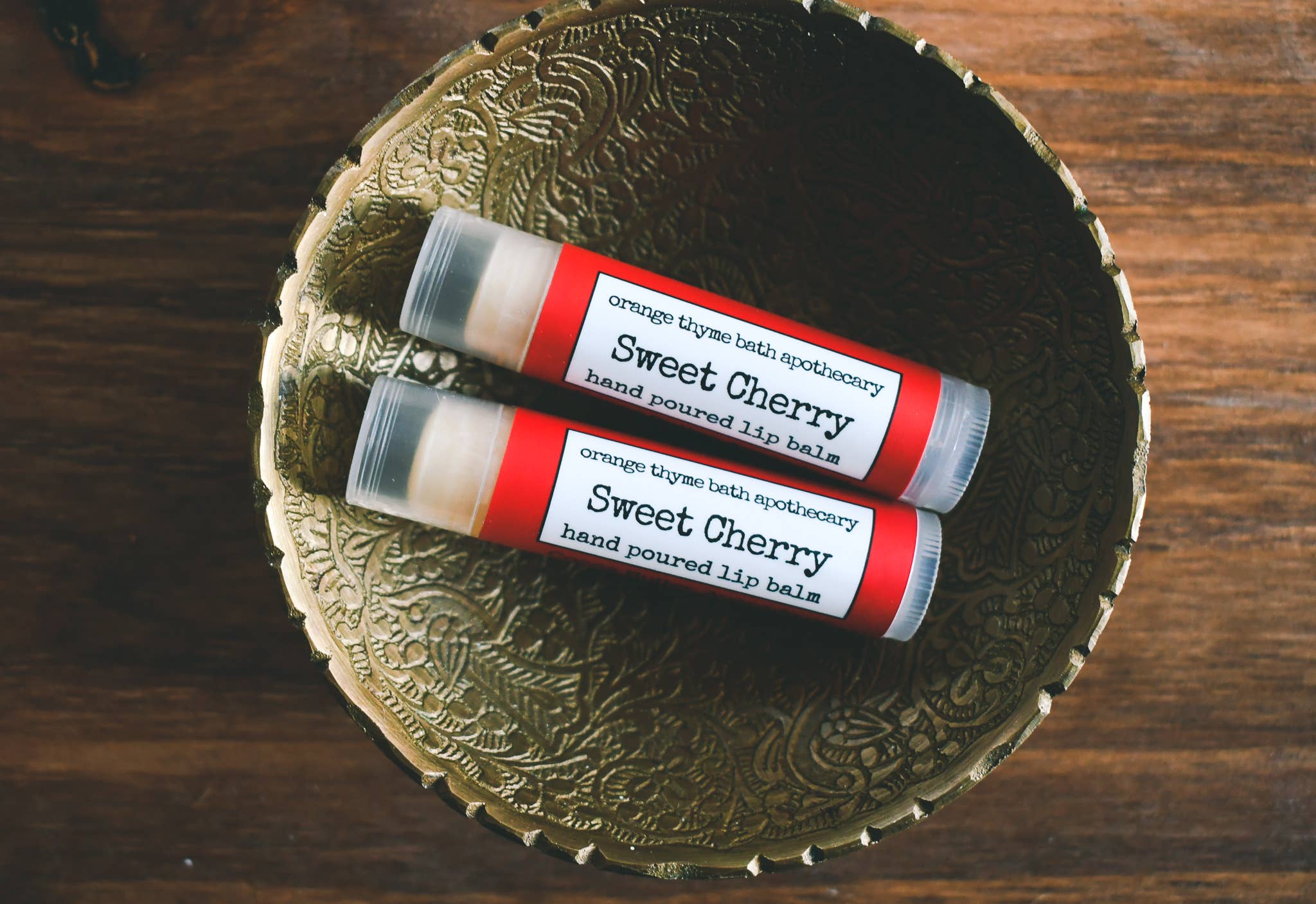 Orange Thyme Sweet Cherry Lip Balm