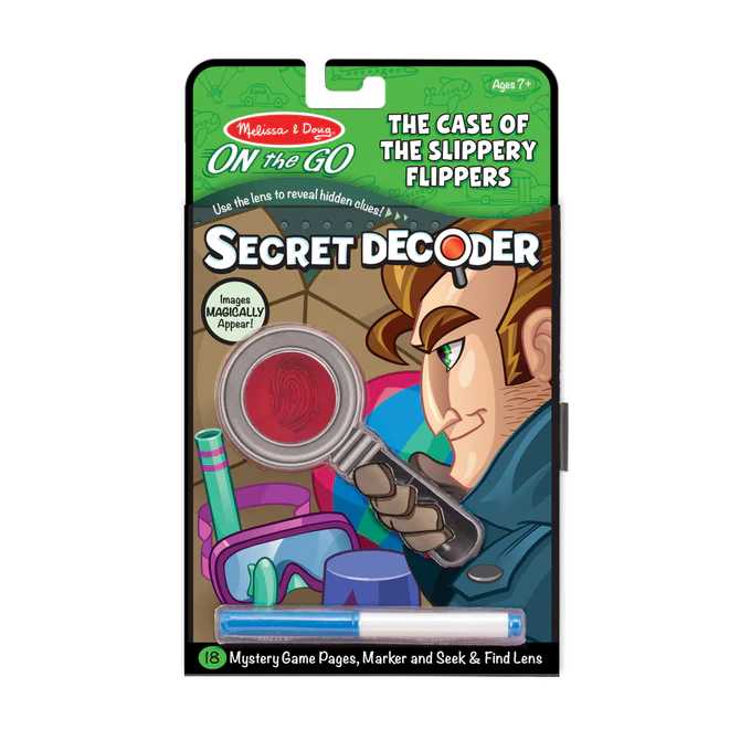 Melissa & Doug On the Go Secret Decoder - Slippery Flippers