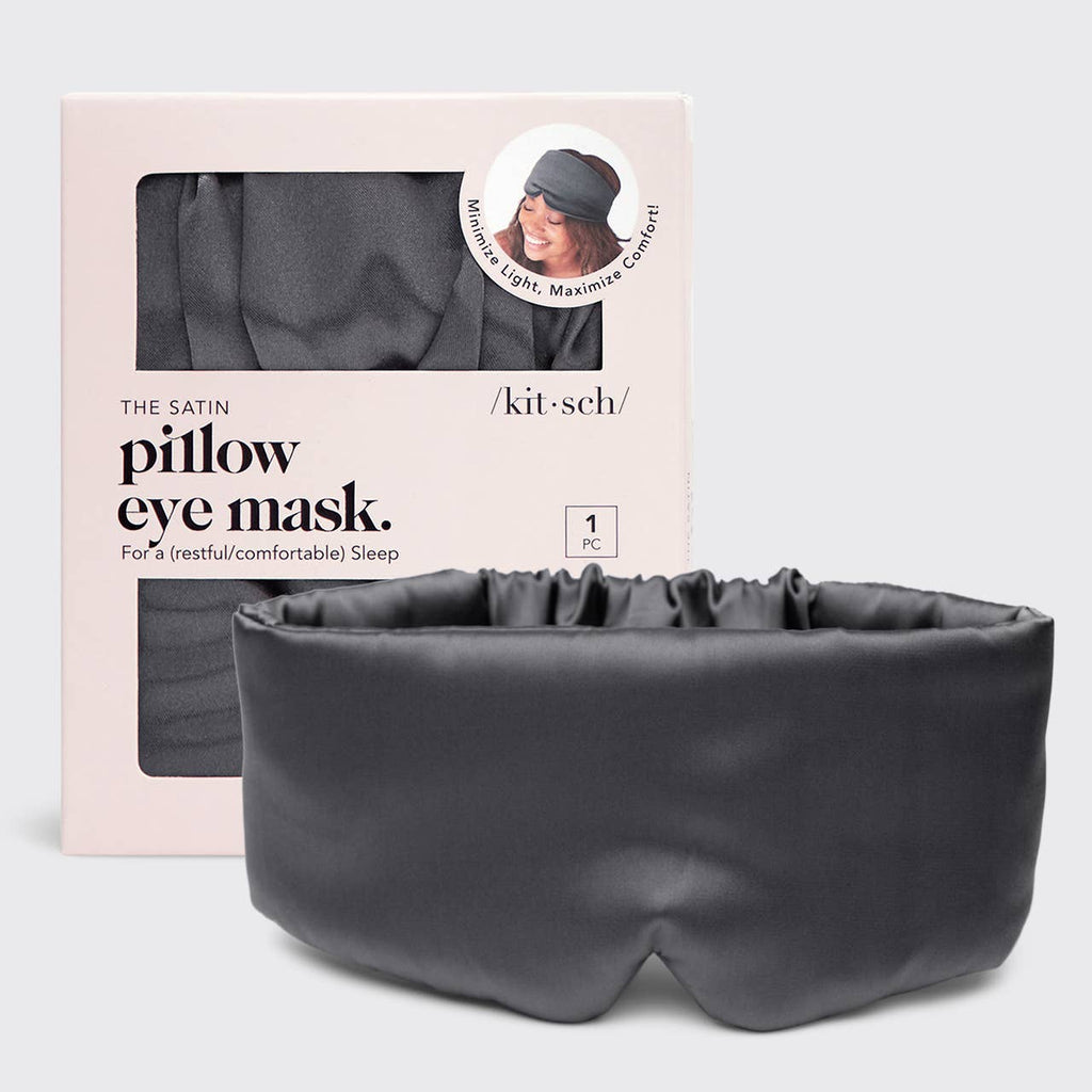 Kitsch The Pillow Eye Mask — Charcoal