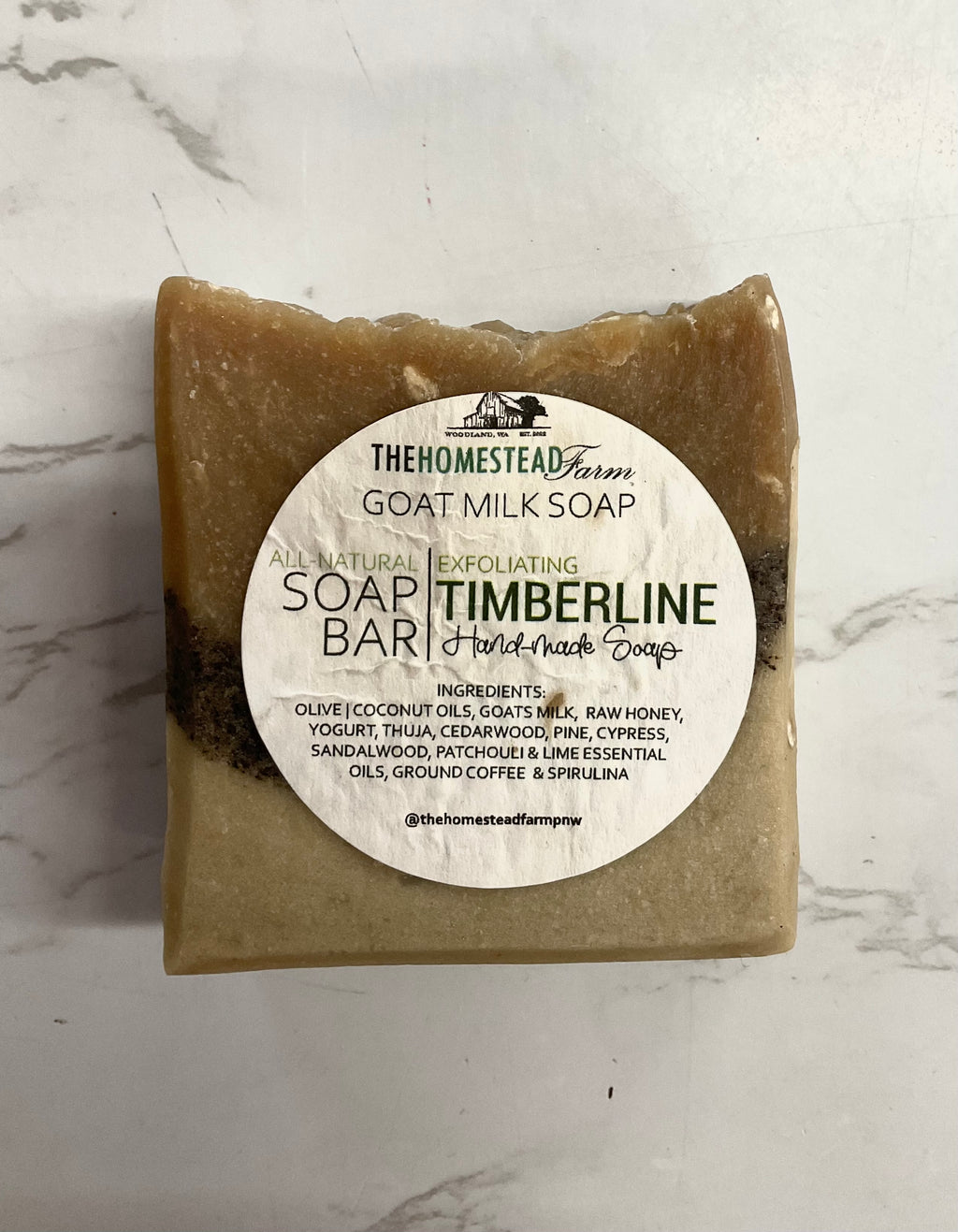 The Homestead Farm Goat Milk Soap Bar