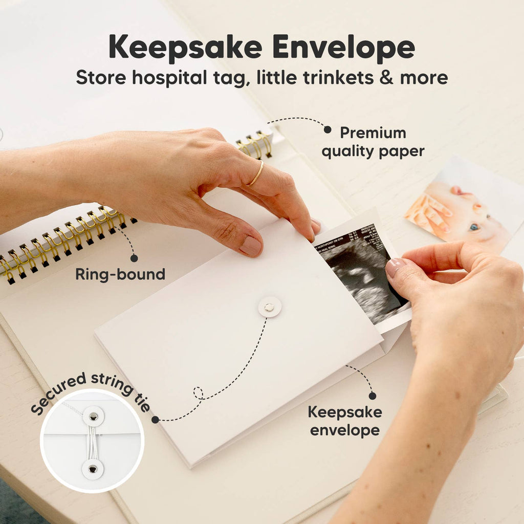 KeaBabies Frolic Baby Memory Book — Gleam Edition
