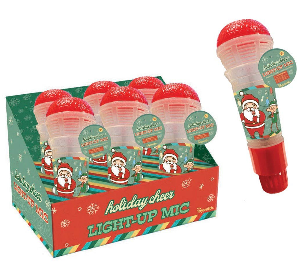Toysmith Holiday Cheer Light-Up Mic