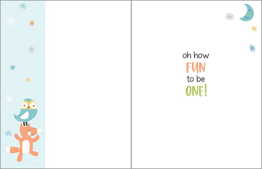Gina B Birthday Card — Kids' 1st Birthday