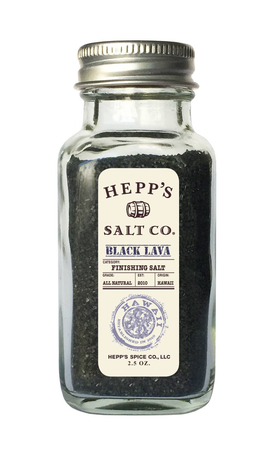 Hepp's Salt Co. Black Lava Sea Salt