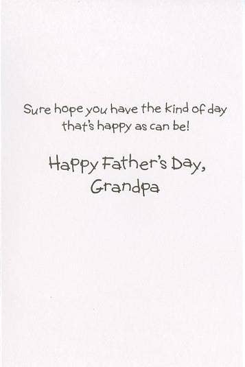 Grandpa Lion Father's Day Card