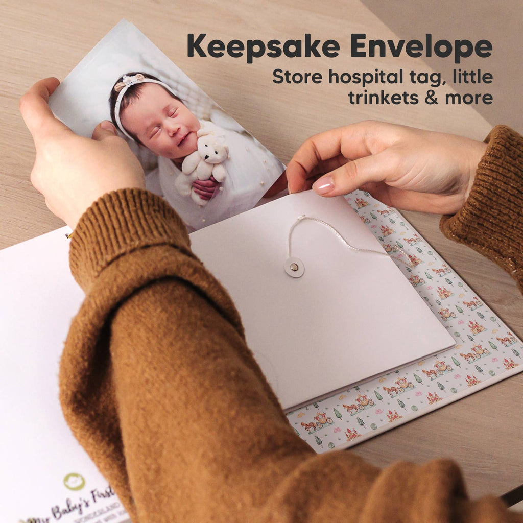 KeaBabies Castle Keepsake Baby Memory Book