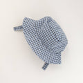 Huggalugs Blue Plaid Seersucker Bucket Hat — UPF 25+