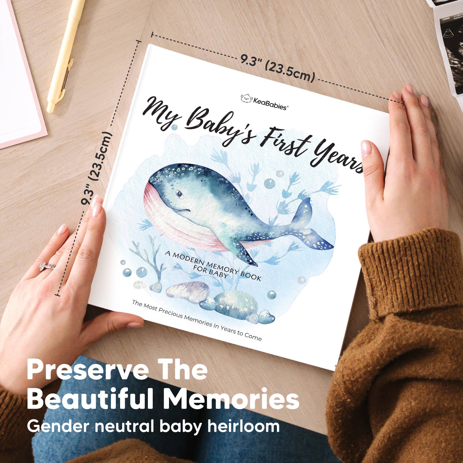 KeaBabies SeaWorld Baby Memory Book — First Years Keepsake Journal