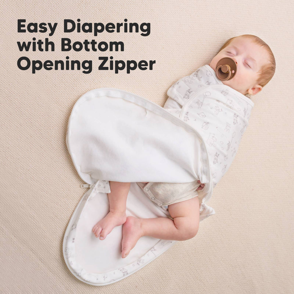 KeaBabies Soothe Zippy Swaddle Sacks — Aspire (3-Pack, 0-3 Months)