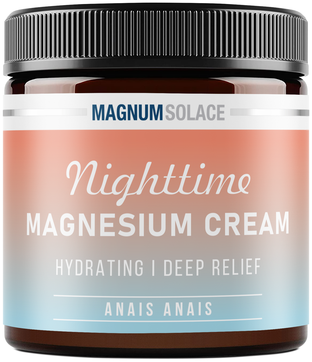 Magnum Solace Nighttime Magnesium Cream, Soothing Body Moisturizer