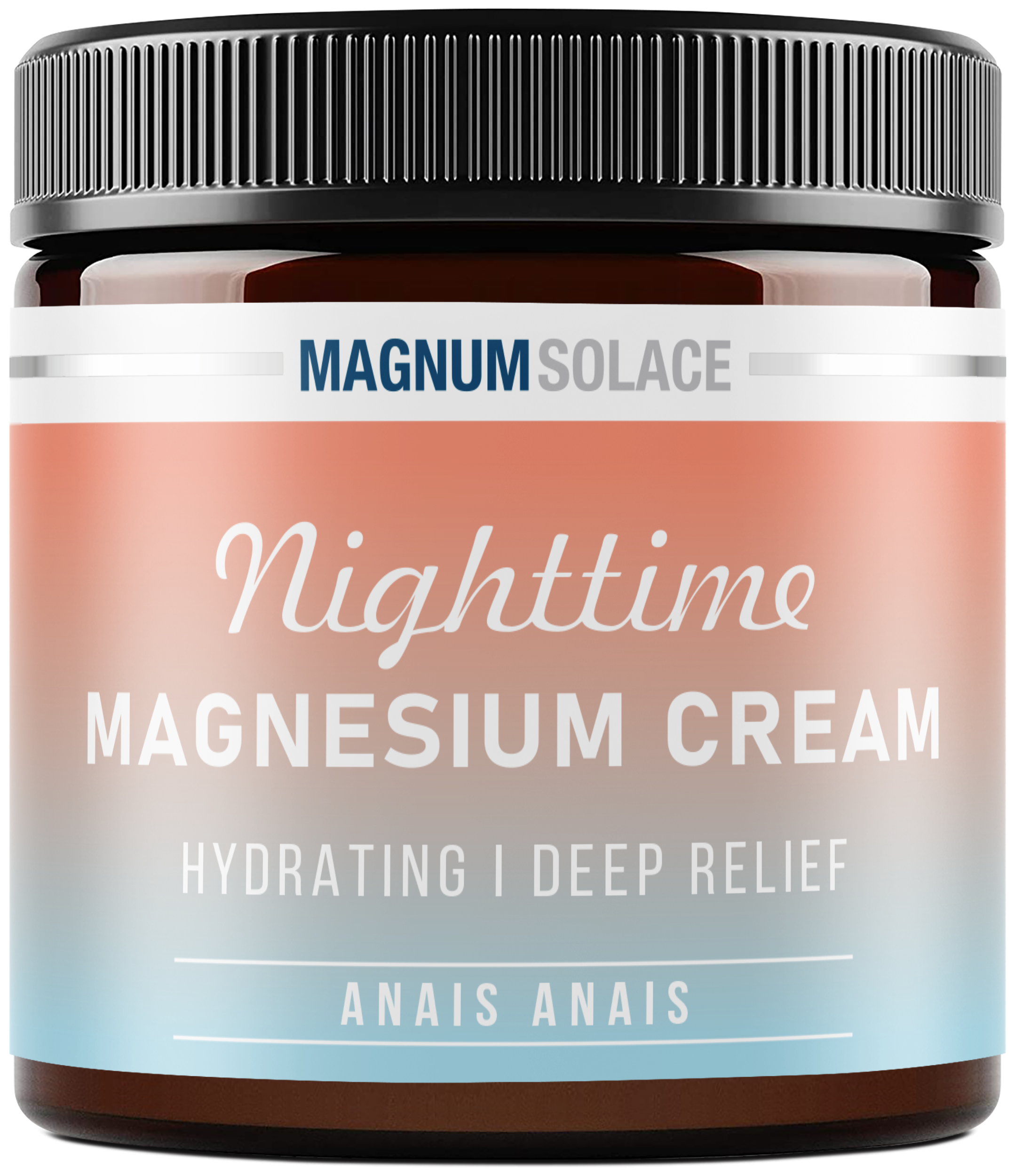 Magnum Solace Nighttime Magnesium Cream, Soothing Body Moisturizer