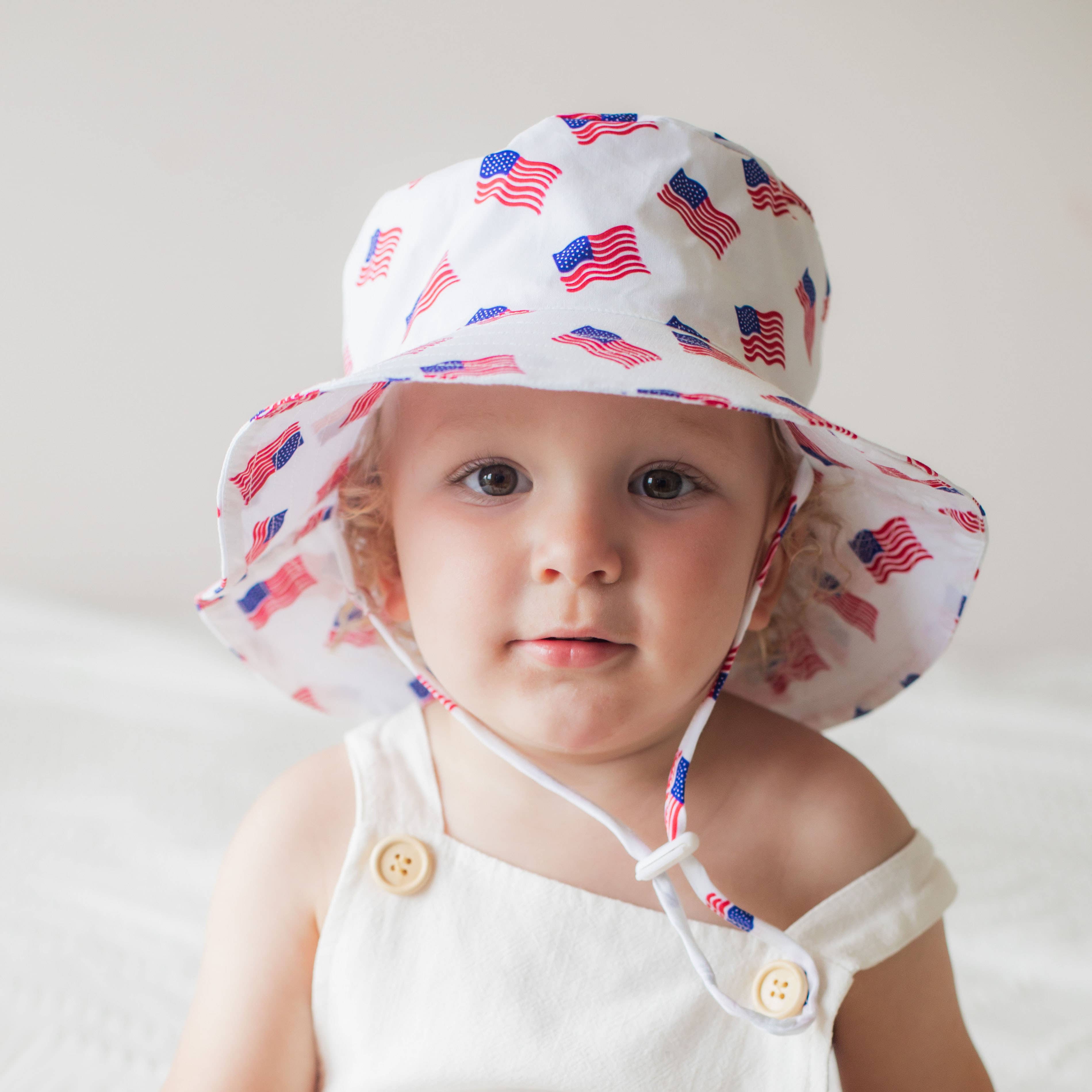 Huggalugs Liberty 4th of July Bucket Hat — UPF 50+