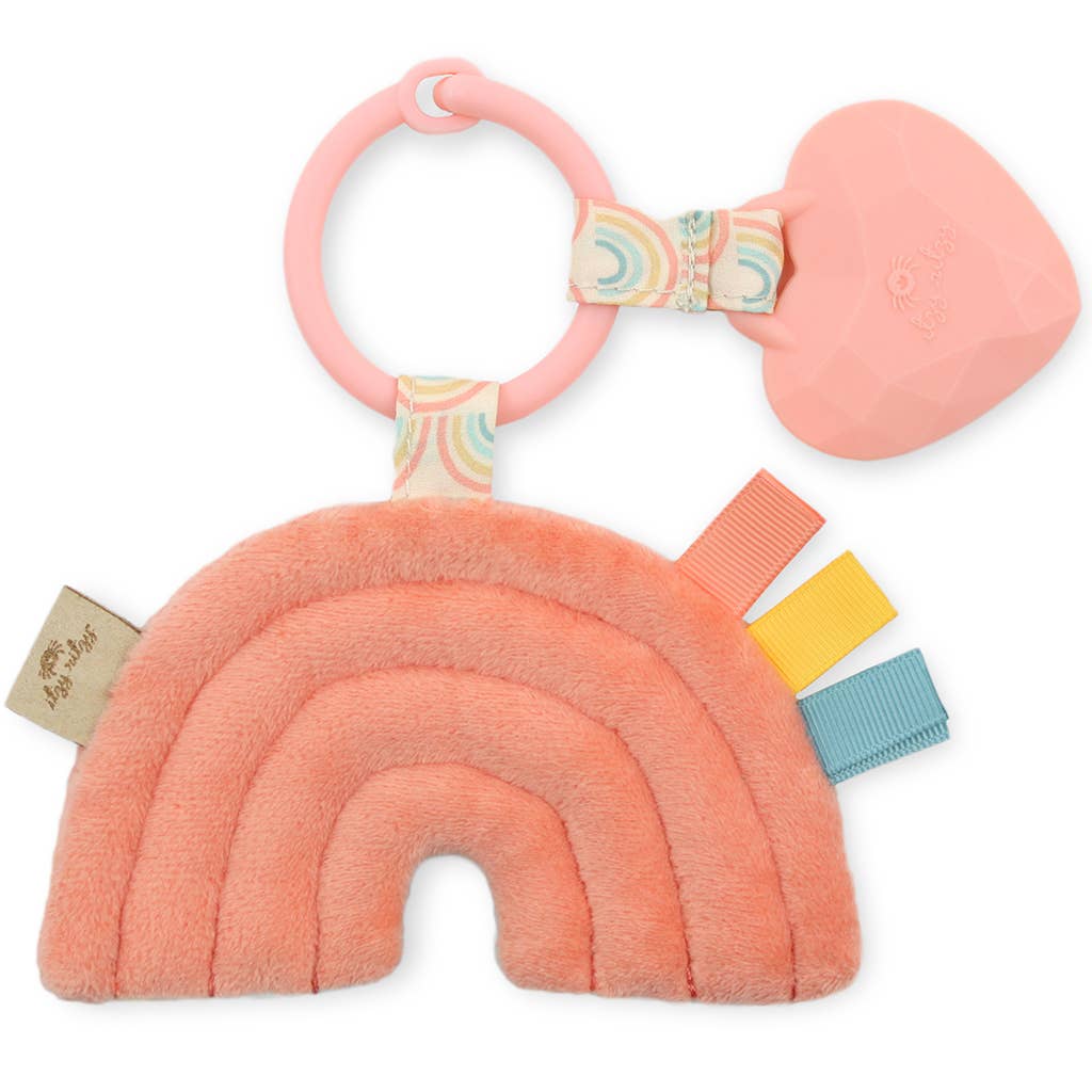 Itzy Ritzy Plush Pal Teether - Dino, Mushroom, Rainbow