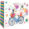 Jillson & Roberts Birthday Bicycles Gift Bag — Medium
