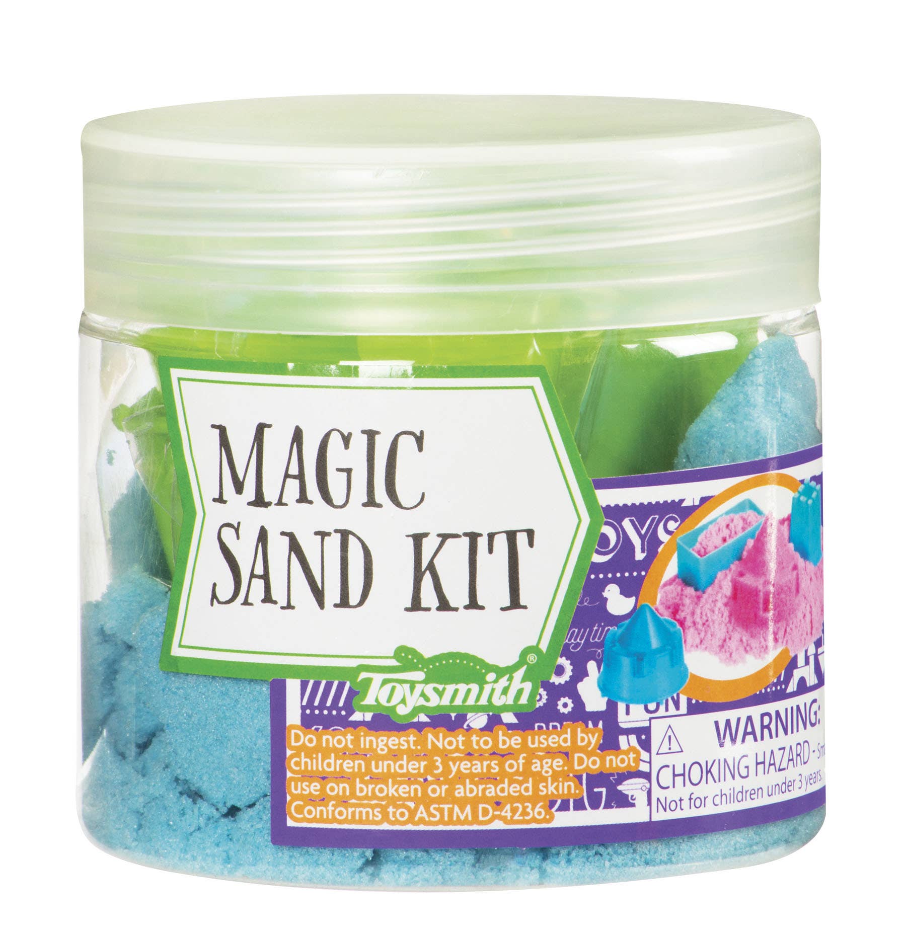 Toysmith Magic Sand Set — Kinetic Moldable Sand