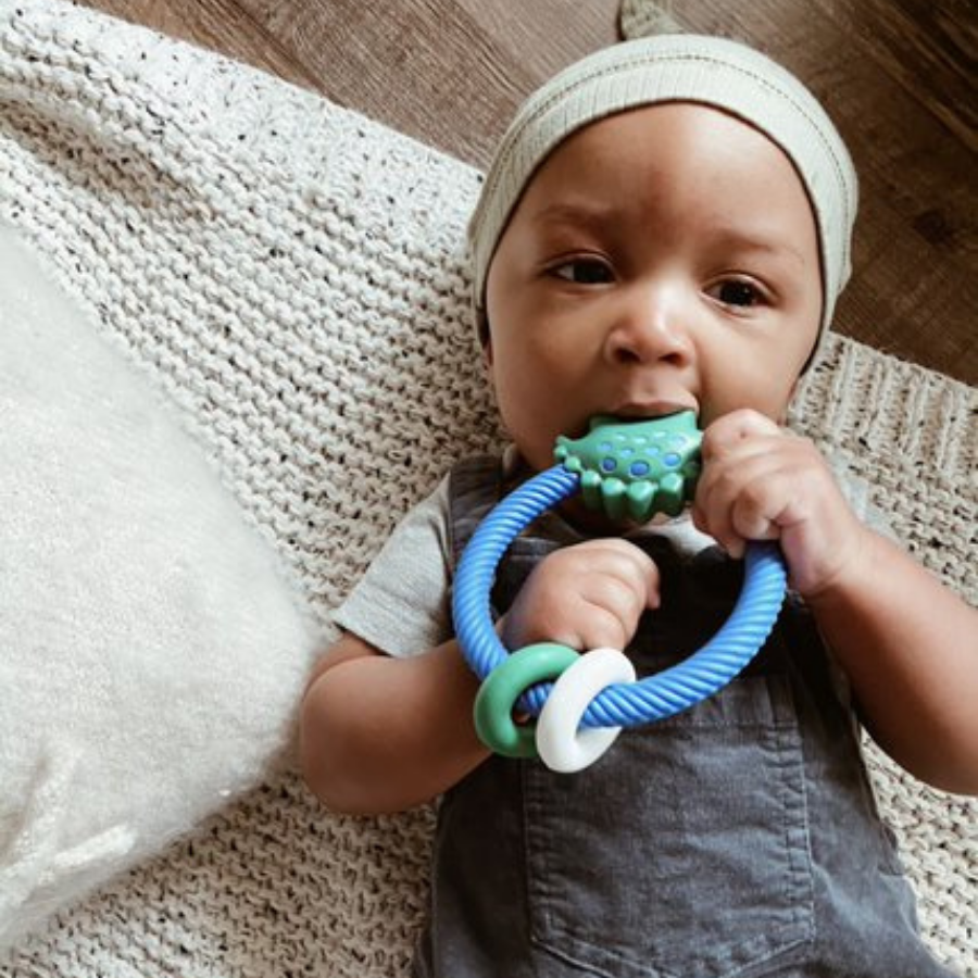 Itzy Ritzy Silicone Rattle Teether