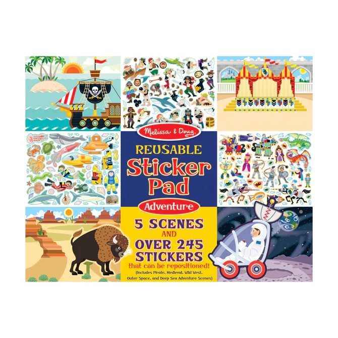 Melissa & Doug Reusable Sticker Pad — Adventure