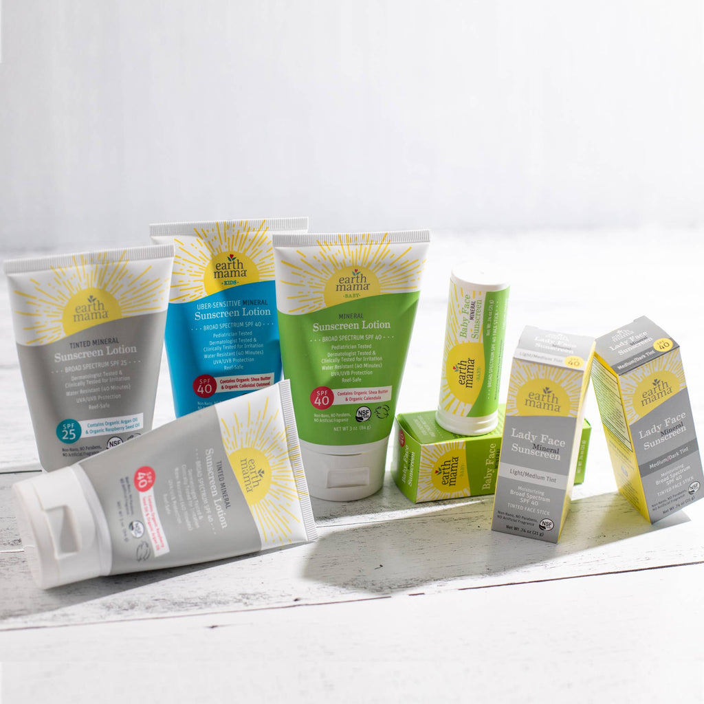 Earth Mama Baby Mineral Sunscreen Lotion SPF 40