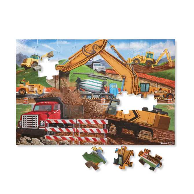 Melissa & Doug Building Site Wooden Jigsaw Puzzle