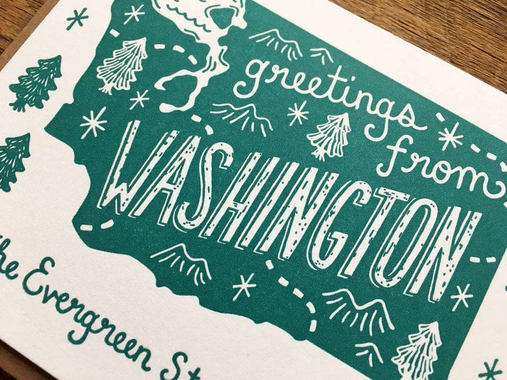 Noteworthy Paper & Press Washington Art Greeting Card