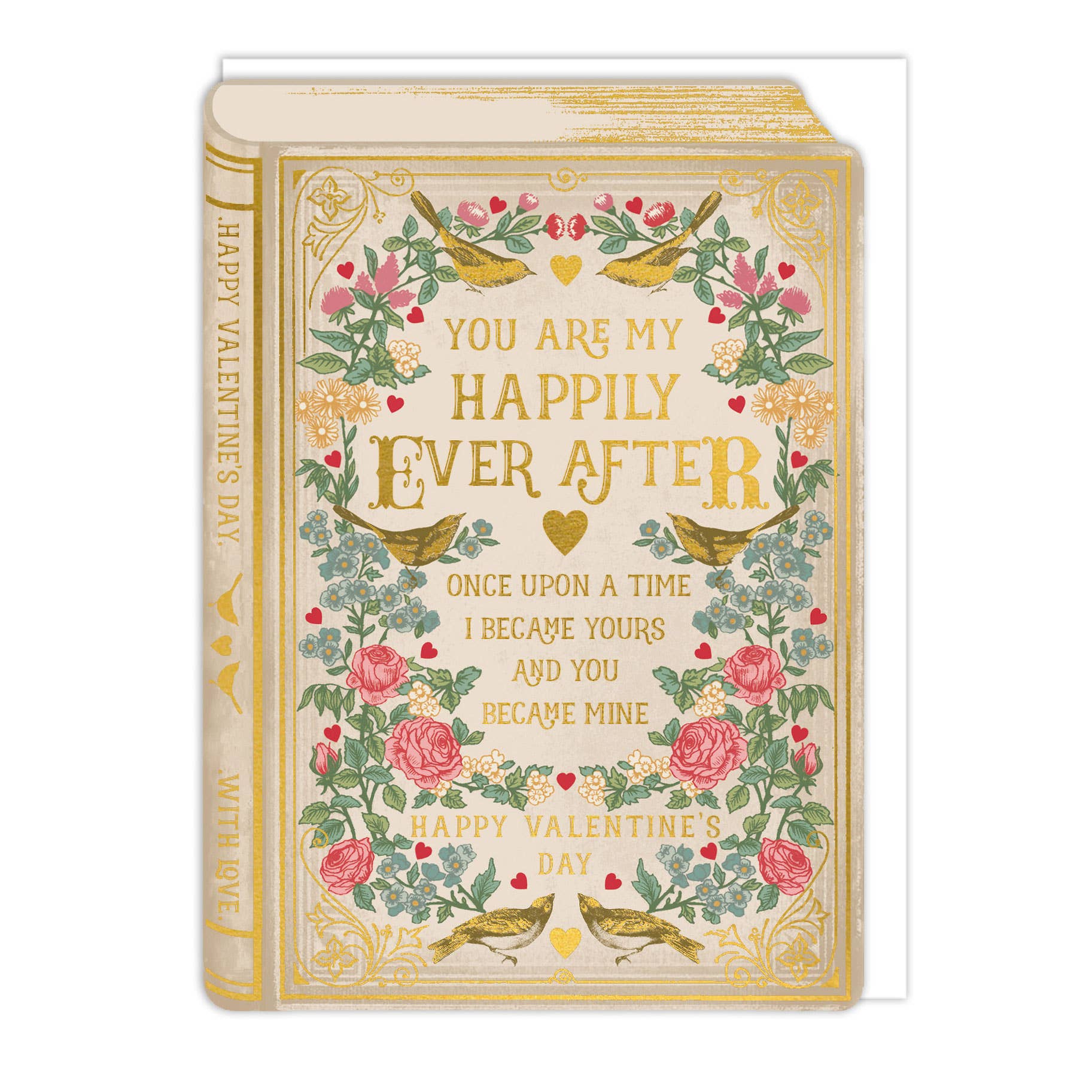 Notes & Queries Valentine's Book Card — Happily Ever After