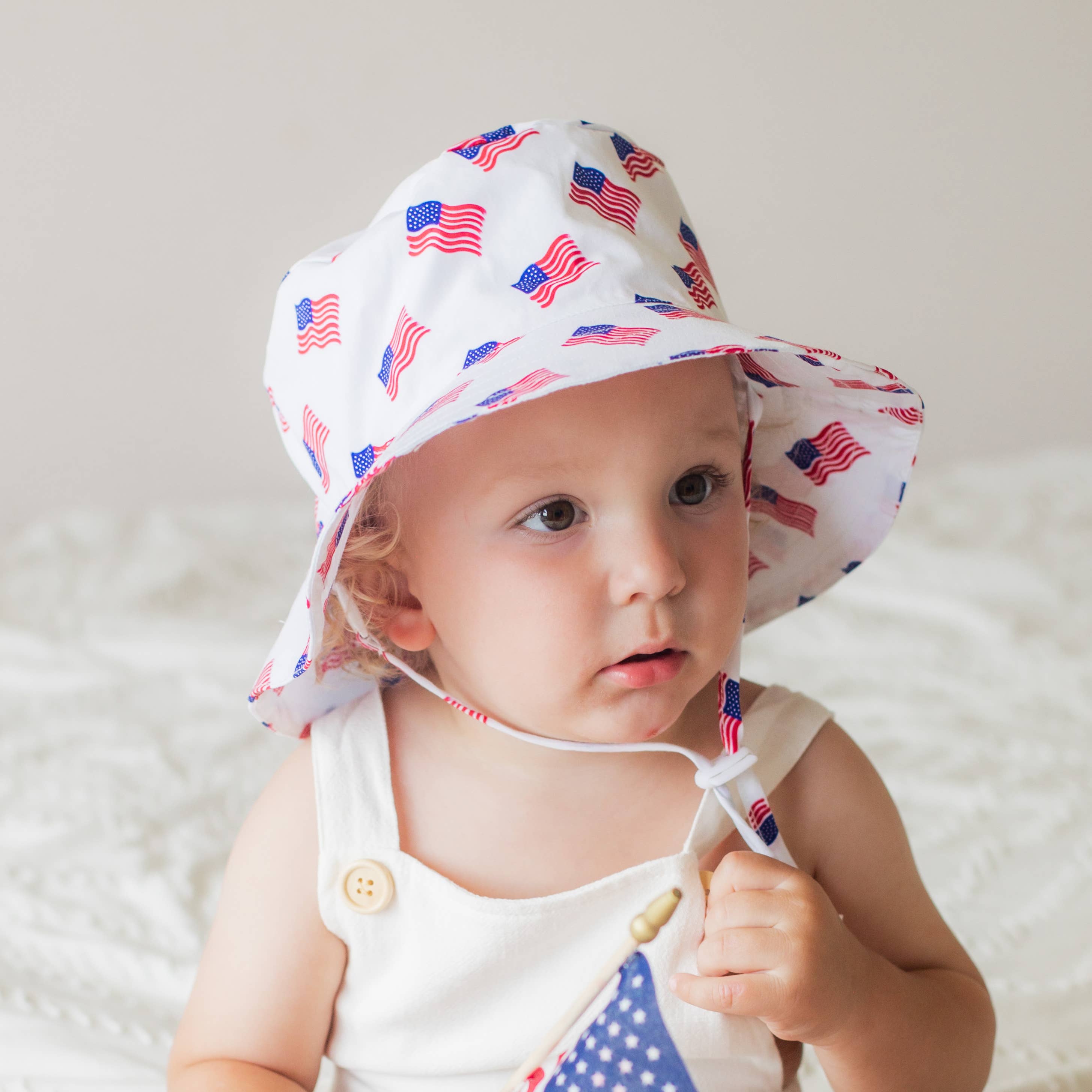 Huggalugs Liberty 4th of July Bucket Hat — UPF 50+