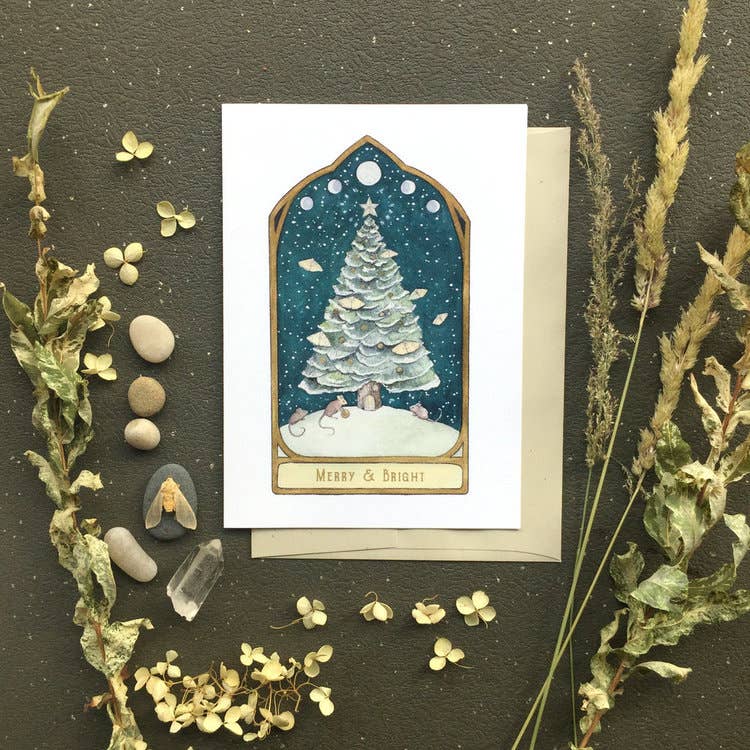 Polanshek of the Hills “Merry and Bright” Greeting Card